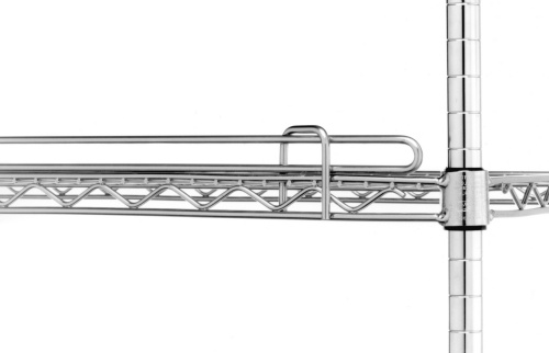 Metro 1 Inch Tall Chrome Shelf Ledge